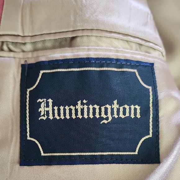 VTG Huntington 100% Camel Hair Blazer Sport Coat Made in USA – Estimated Medium - Picture 10 of 13
